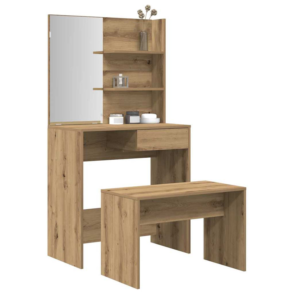 vidaXL Dressing Table Set 74.5x40x141 cm
