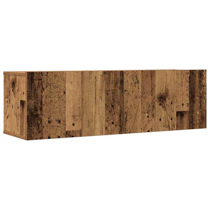 7 Piece TV Cabinet Set Engineered Wood Width 100 cm Old wood