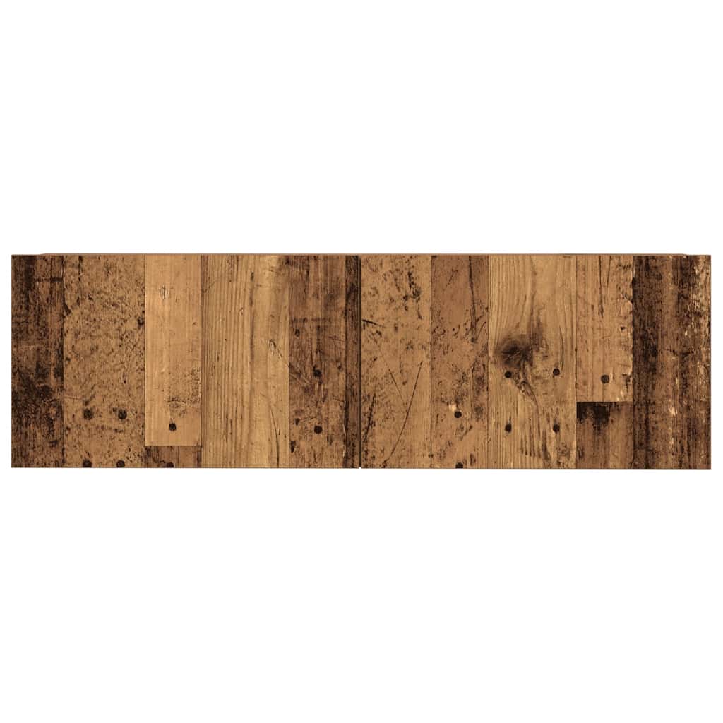 7 Piece TV Cabinet Set Engineered Wood Width 100 cm Old wood