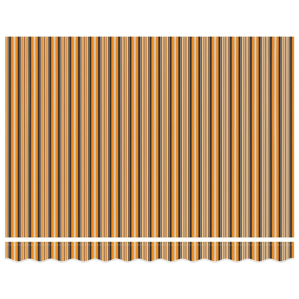 Awning Canopy Replacement for 2.5x2 m Polyester Orange and black
