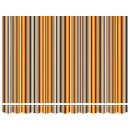 Awning Canopy Replacement for 2.5x2 m Polyester Orange and black