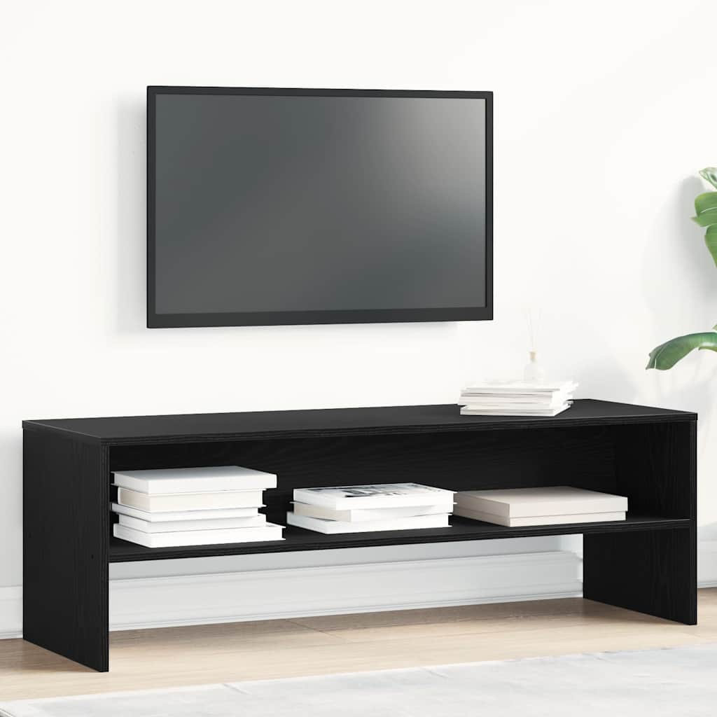 TV Cabinet 120x40x40 cm Engineered Wood Black oak