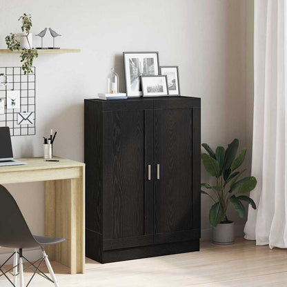 Book Cabinet 82.5x30.5x115 cm Engineered Wood Black oak