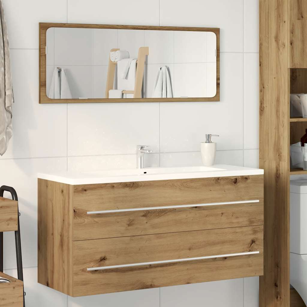 Sink Cabinet 100x38.5x48 cm Engineered Wood Artisan oak