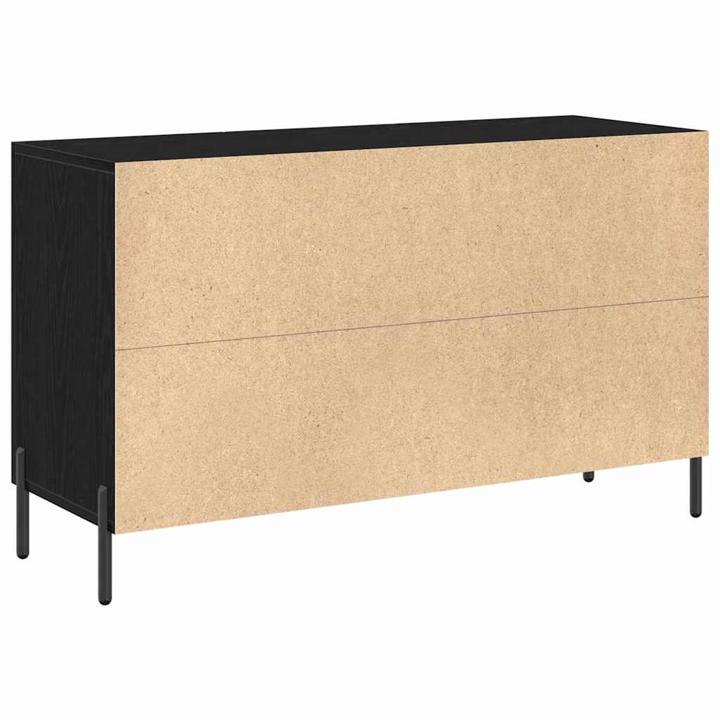 Sideboard 100x36x60 cm Engineered Wood Black oak
