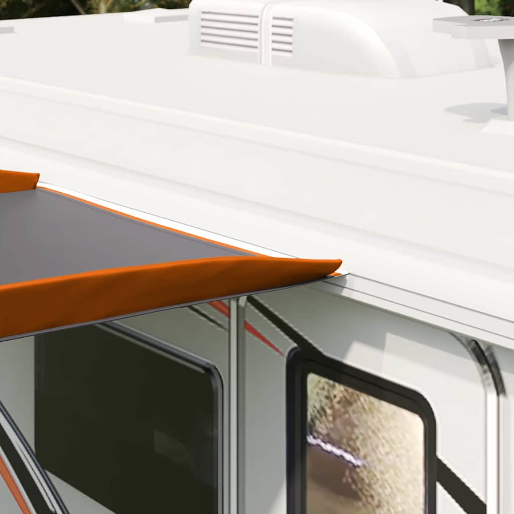 Caravan Awning Taffeta Waterproof Grey and orange 250 cm 260 cm