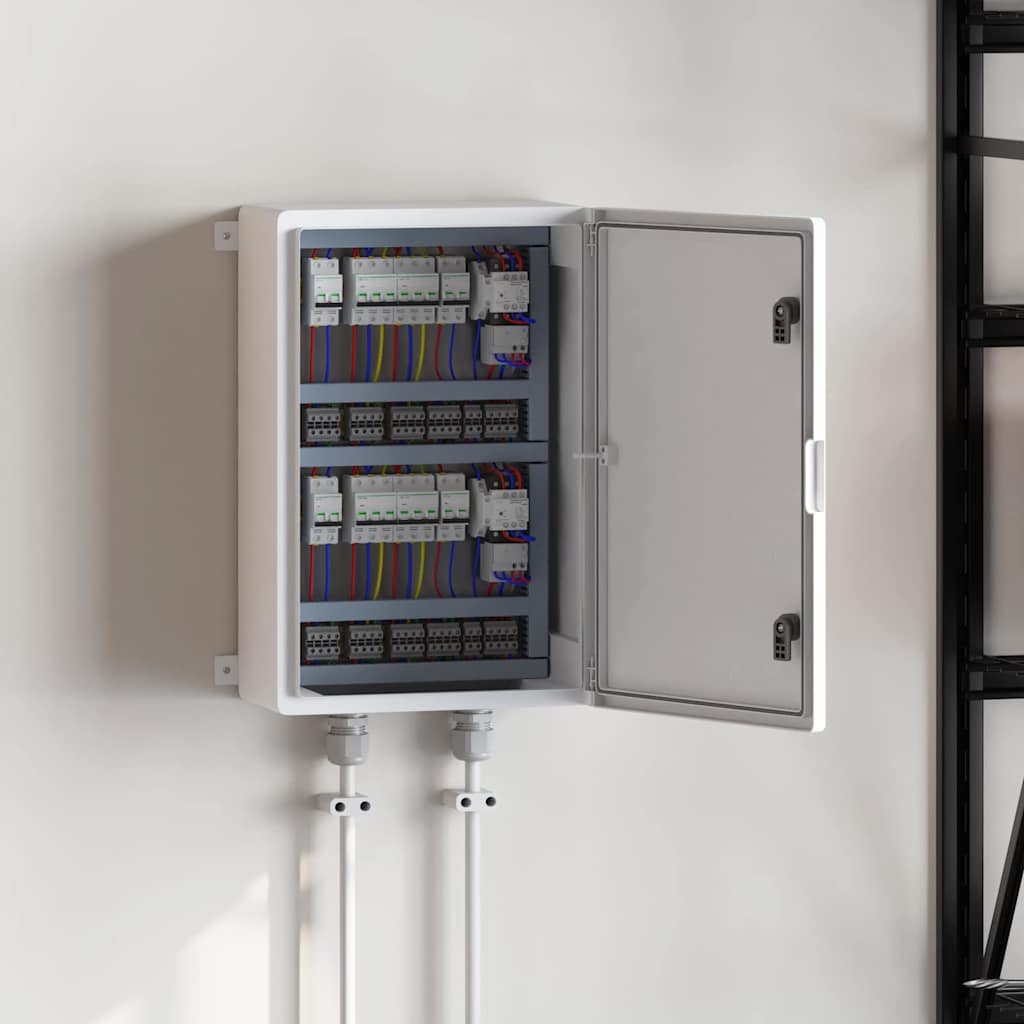 Control Cabinet 25 x 13 x 24 cm ABS Plastic Grey 40 cm 60 cm 20 cm