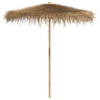 vidaXL Tiki Umbrella with Banana Leaf Canopy 240 cm Bamboo 2