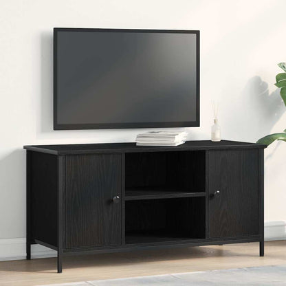 TV Cabinet 100x40x50 cm Engineered Wood Black oak