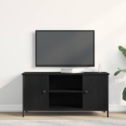 TV Cabinet 100x40x50 cm Engineered Wood Black oak