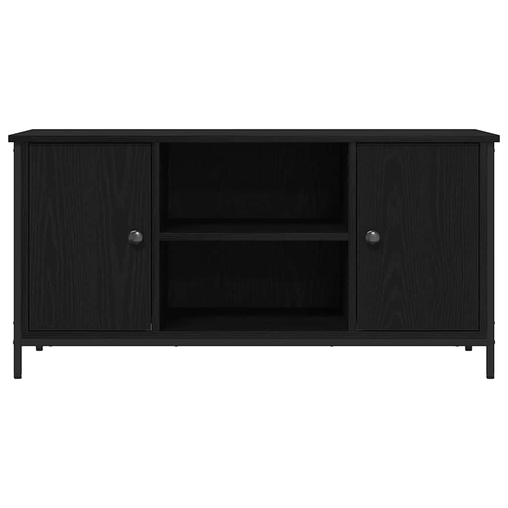 TV Cabinet 100x40x50 cm Engineered Wood Black oak