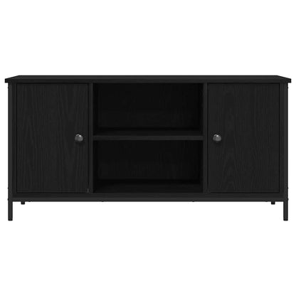 TV Cabinet 100x40x50 cm Engineered Wood Black oak
