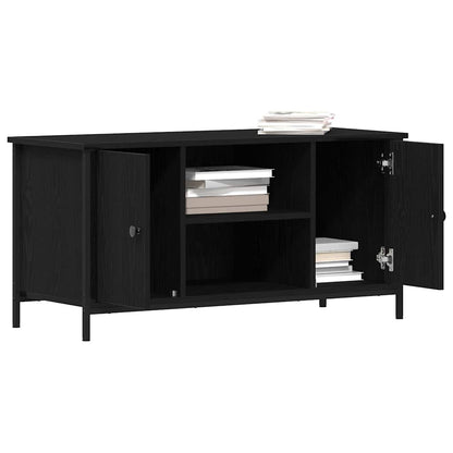 TV Cabinet 100x40x50 cm Engineered Wood Black oak