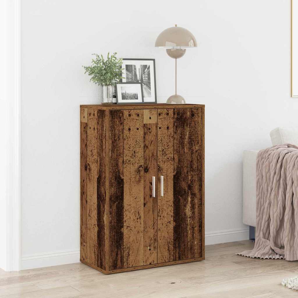 Sideboard 60x31x84 cm Engineered Wood Old wood