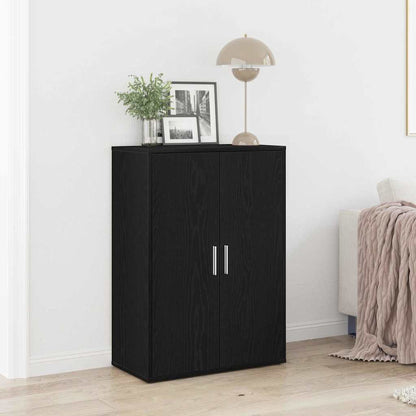 Sideboard 60x31x84 cm Engineered Wood Black oak
