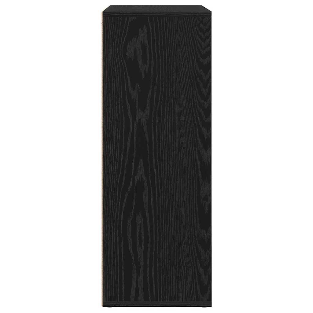 Sideboard 60x31x84 cm Engineered Wood Black oak