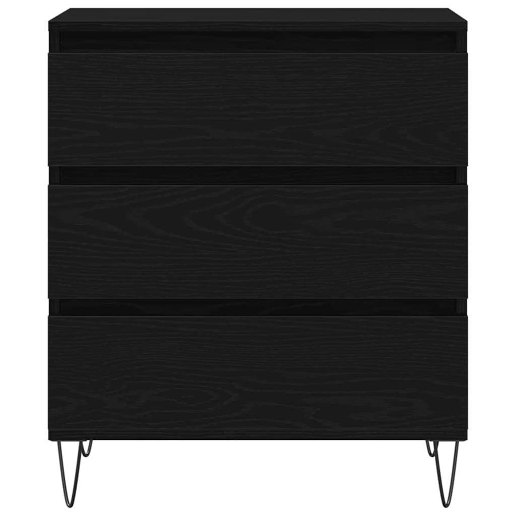 Sideboard 60x35x70 cm Engineered Wood Black oak