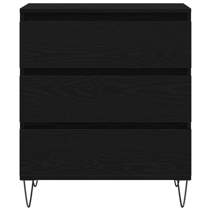 Sideboard 60x35x70 cm Engineered Wood Black oak