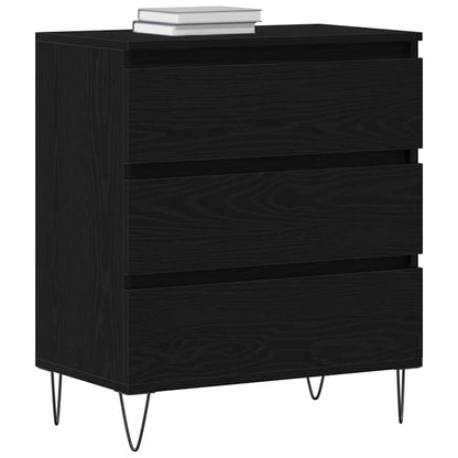 Sideboard 60x35x70 cm Engineered Wood Black oak