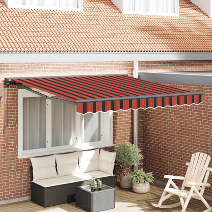 vidaXL Awning Frame Orange and Black 350 x 250 cm 1