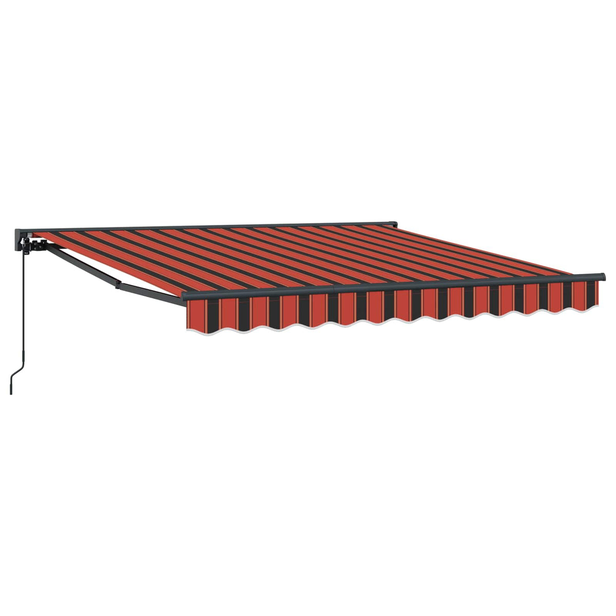vidaXL Awning Frame Orange and Black 350 x 250 cm 2