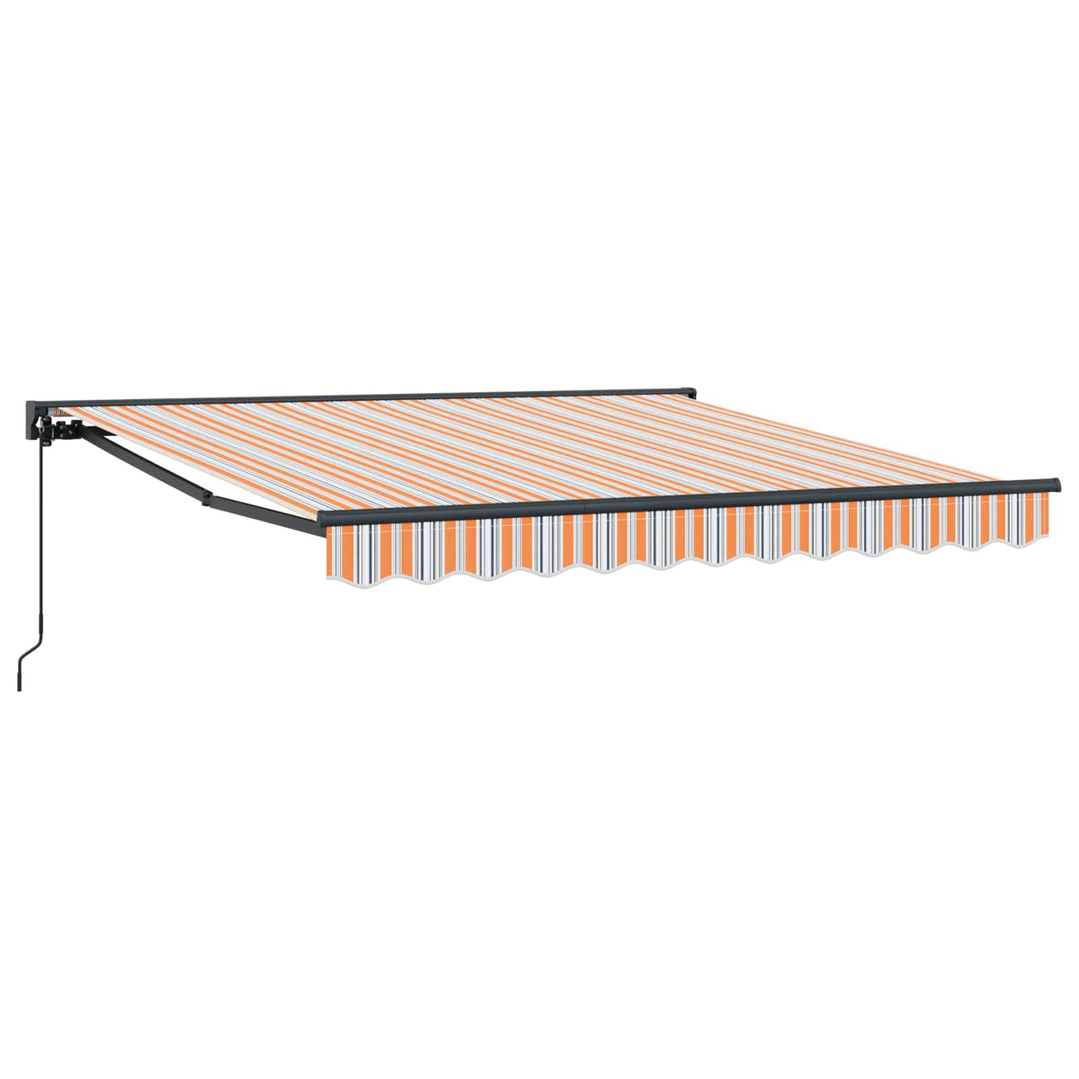 vidaXL Awning Frame Blue and Orange 350 x 250 cm 2