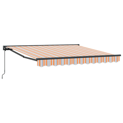 vidaXL Awning Frame Blue and Orange 350 x 250 cm 2