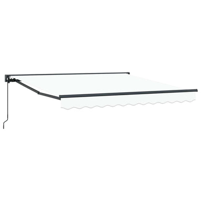 vidaXL Awning Frame White 350 x 250 cm Polyester with PU coating 2