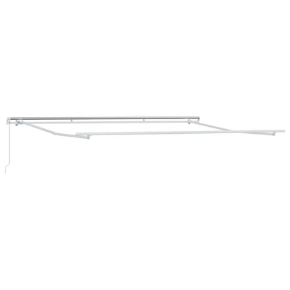 vidaXL Retractable Awning Orange and Brown 400 x 300 cm 5