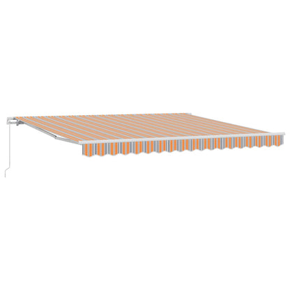 vidaXL Retractable Awning Multicolour 400 x 300 cm 2