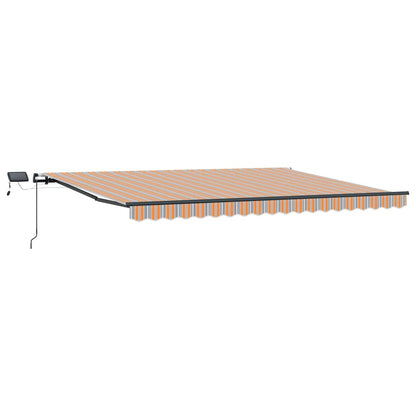 vidaXL Retractable Awning Multicolour 400 x 350 cm 2