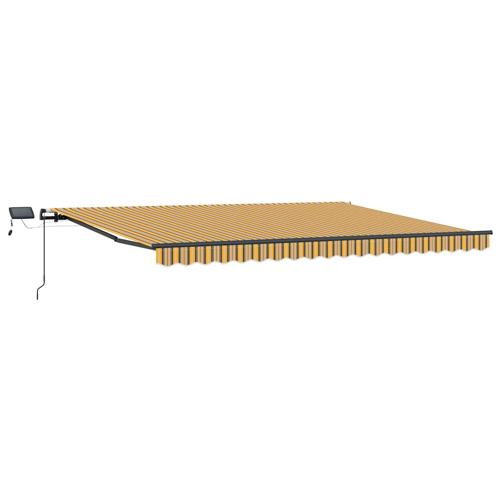 vidaXL Retractable Awning Multicolour 400 x 350 cm 2