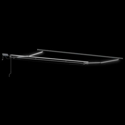 vidaXL Retractable Awning White 400 x 350 cm Fabric and Aluminium 6