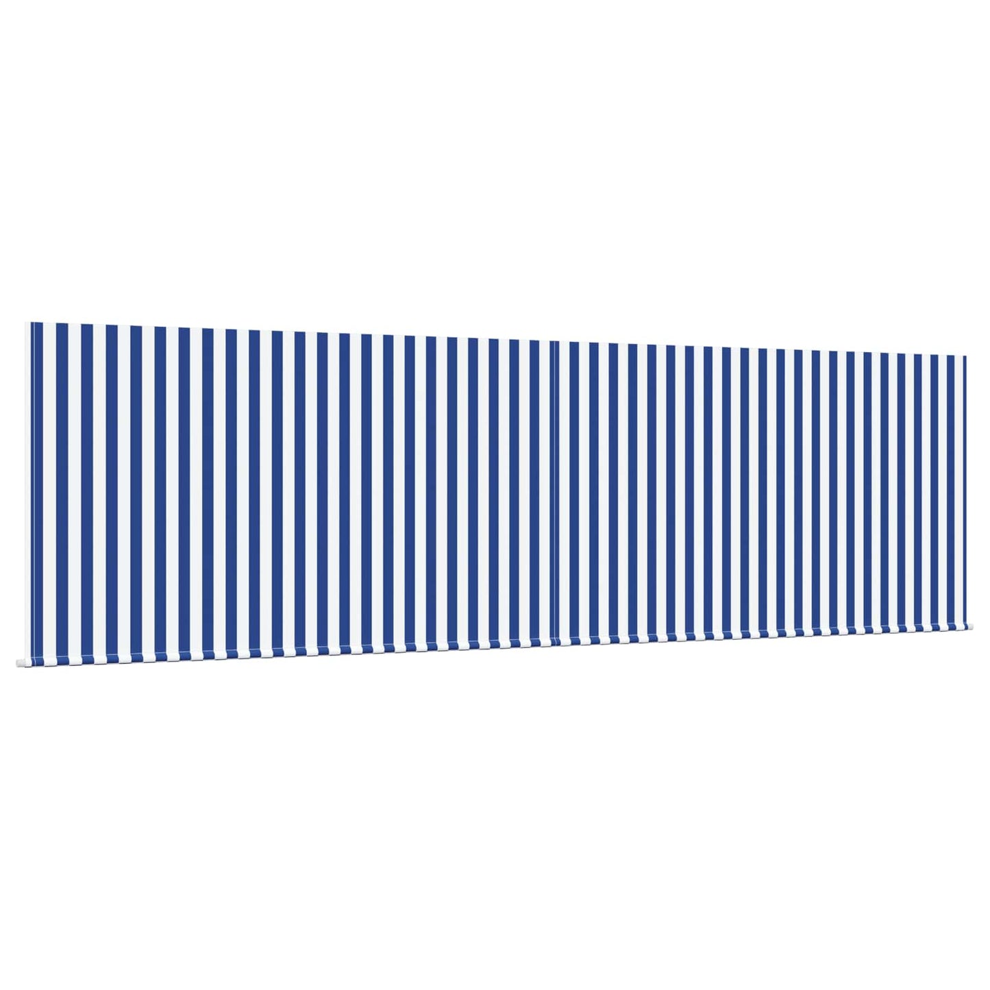 vidaXL Retractable Awning Blue and White 400 x 300 cm 6