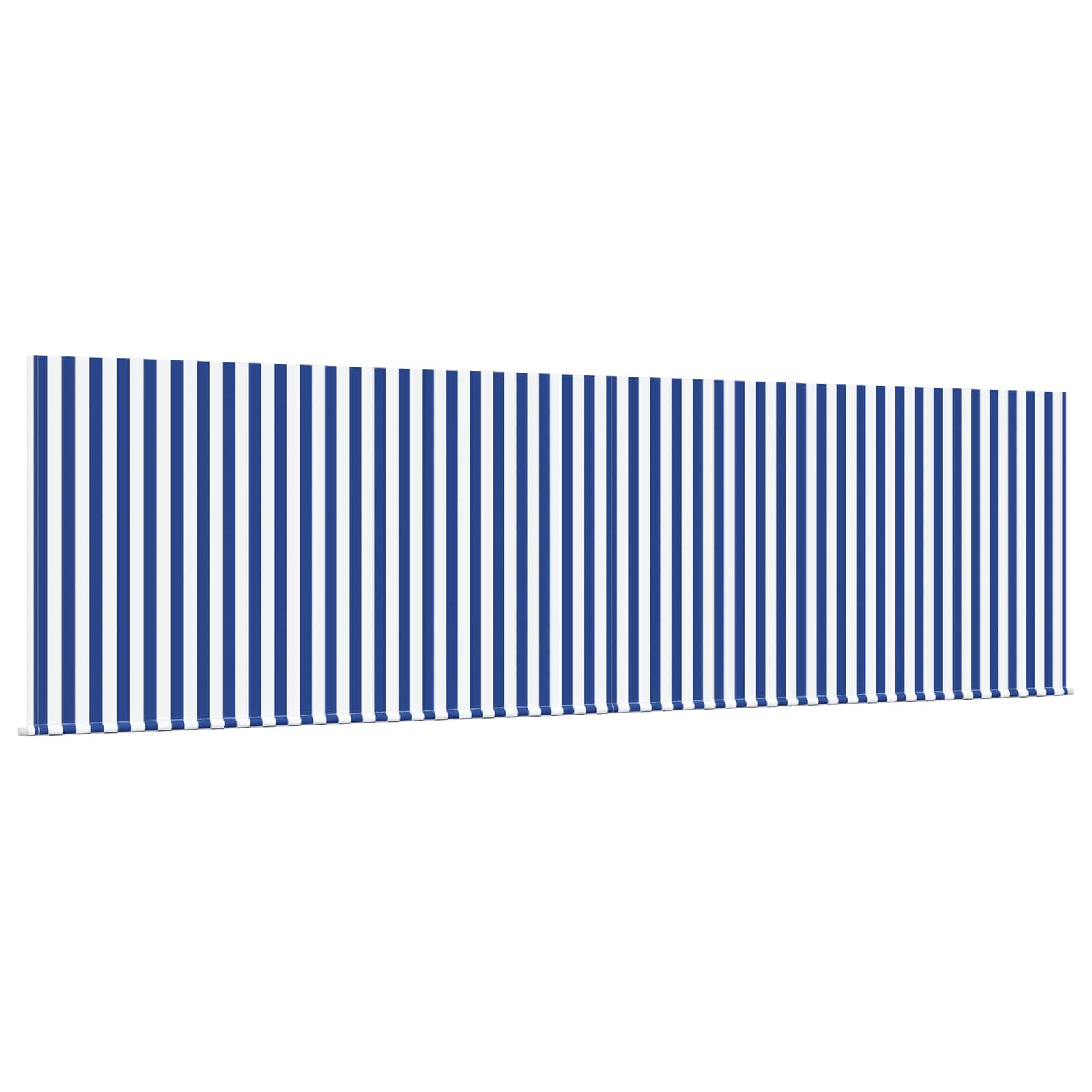 vidaXL Retractable Awning Blue and White 400 x 300 cm 6