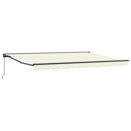 vidaXL Awning Frame Cream 450 x 300 cm Polyester with PU coating 2