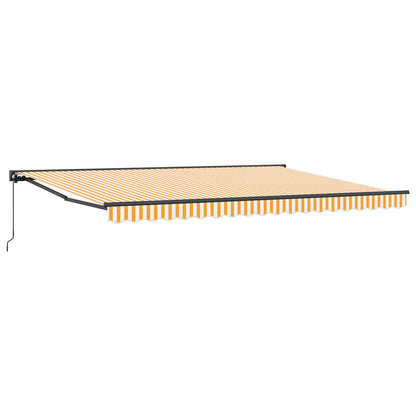 vidaXL Awning Frame Yellow and White 450 x 300 cm 2