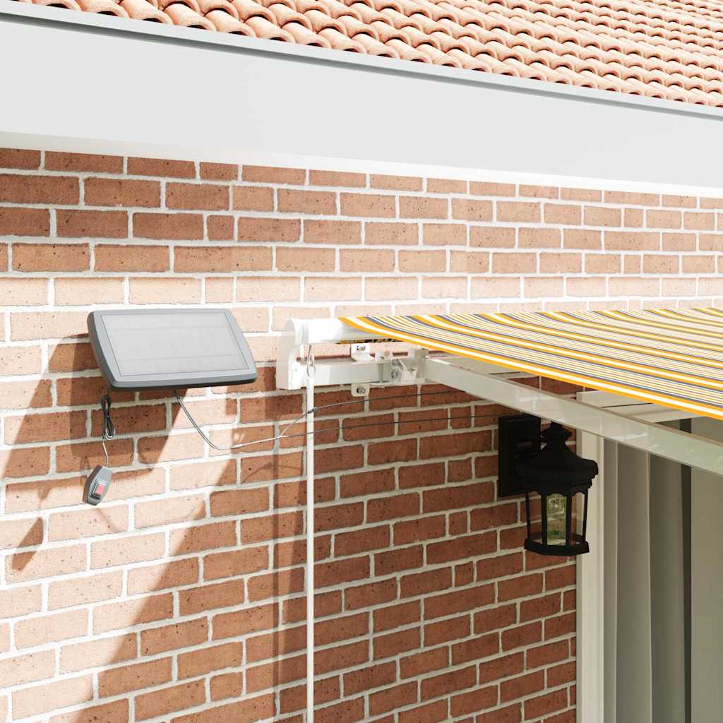 vidaXL Retractable Awning Multicolour 450 x 300 cm 4