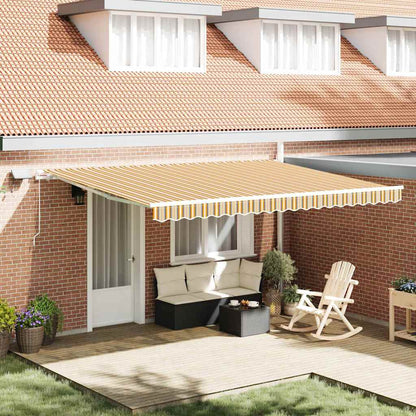vidaXL Retractable Awning Multicolour 450 x 300 cm 1