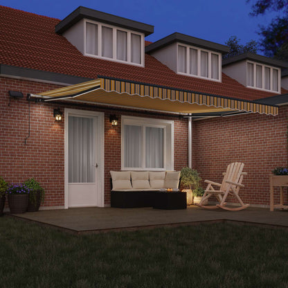 vidaXL Retractable Awning Multicolour 450 x 300 cm 3