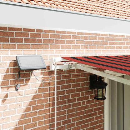 vidaXL Retractable Awning Orange and brown 450 x 350 cm 4
