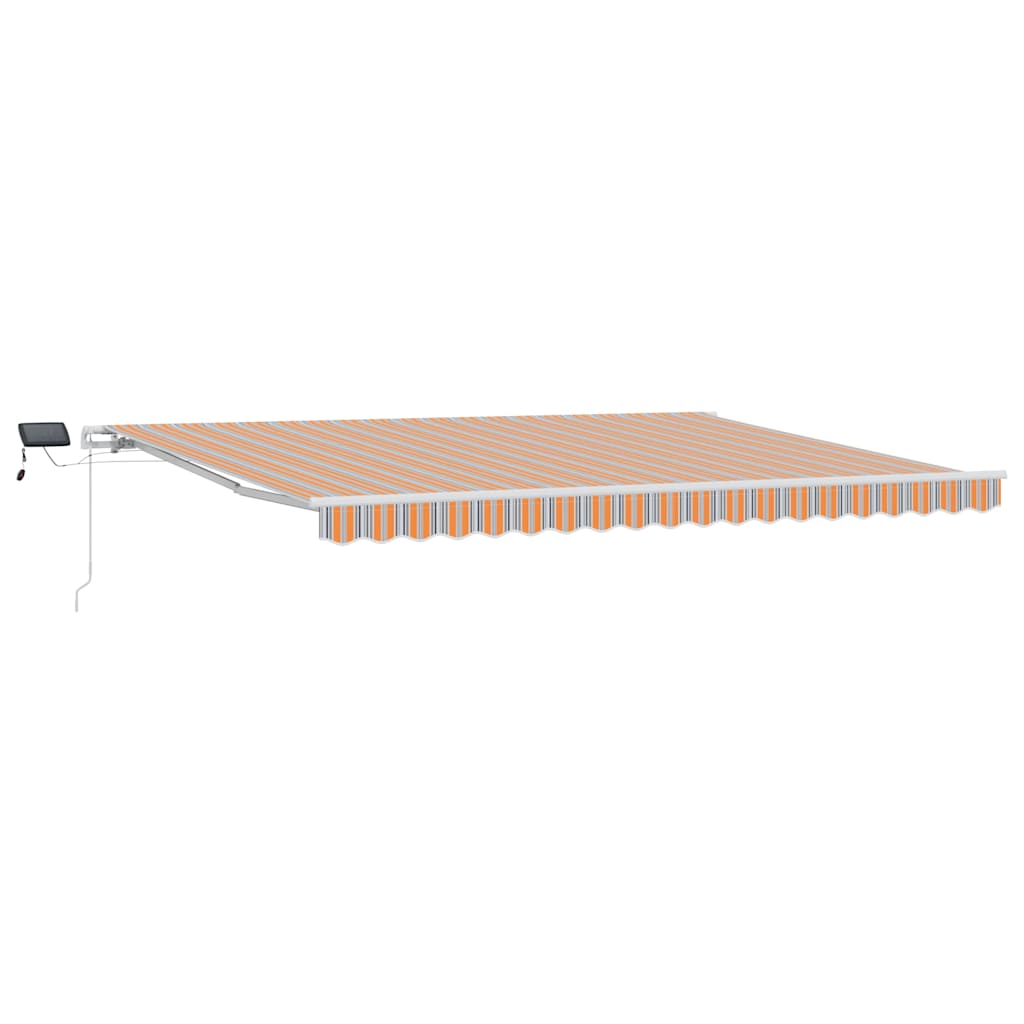vidaXL Retractable Awning Multicolour 450 x 350 cm 2