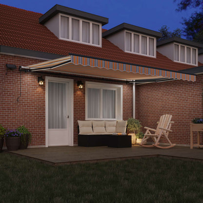 vidaXL Retractable Awning Multicolour 450 x 350 cm 3