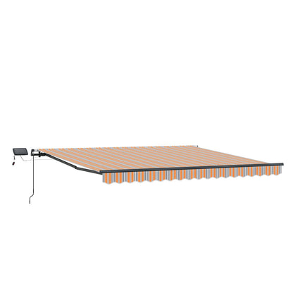 vidaXL Retractable Awning Multicolour 450 x 350 cm 2