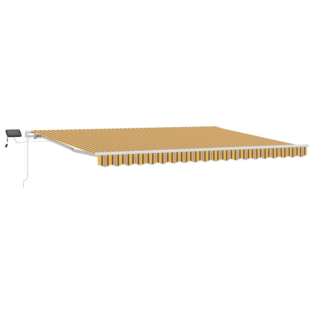 vidaXL Retractable Awning Multicolour 450 x 350 cm 2