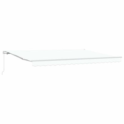 vidaXL Retractable Awning White 450 x 350 x 165 cm 2