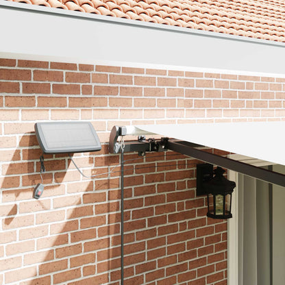 vidaXL Retractable Awning White 450 x 350 cm Fabric and Aluminium 4
