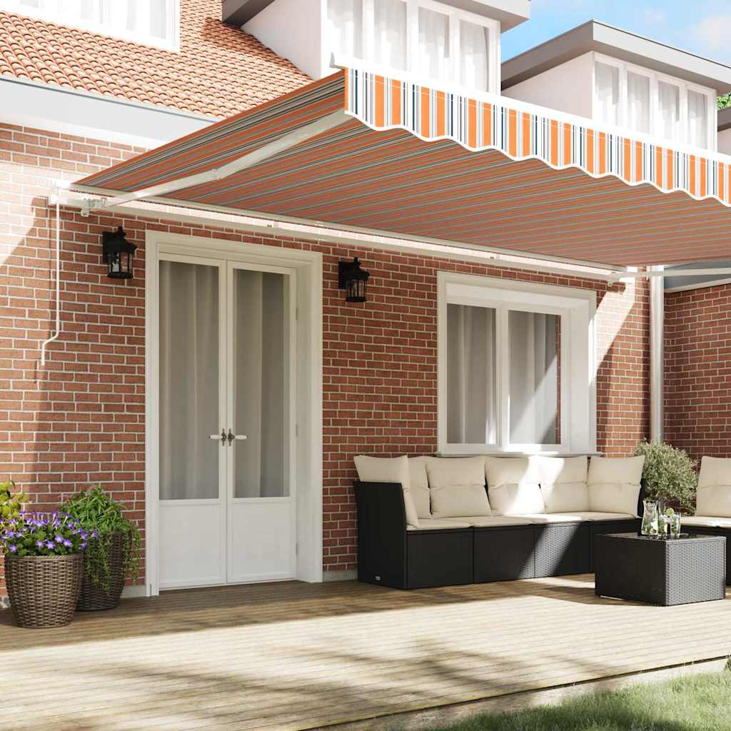 vidaXL Retractable Awning Multicolour 500 x 300 x 165 cm 3