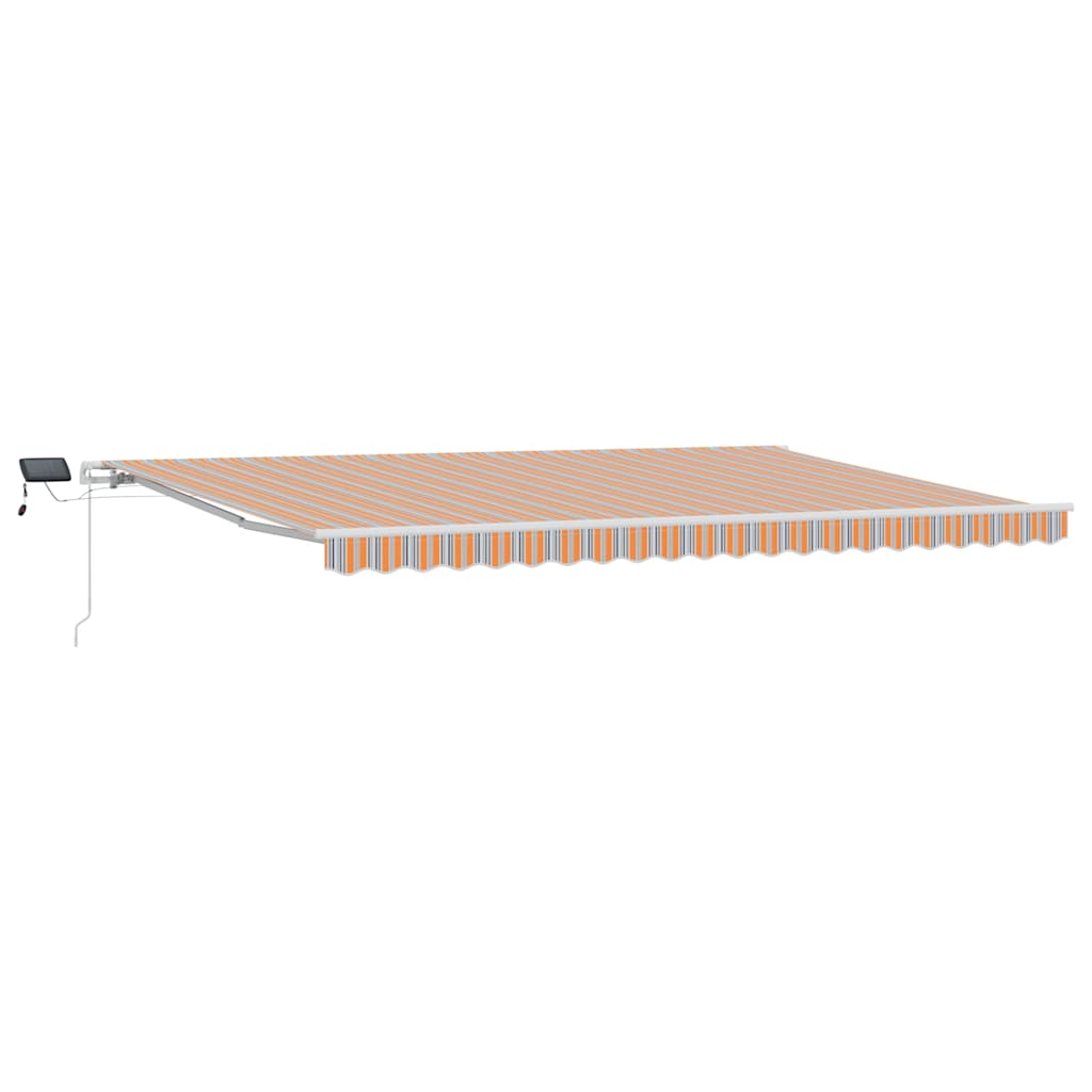 vidaXL Retractable Awning Multicolour 500 x 300 x 165 cm 2