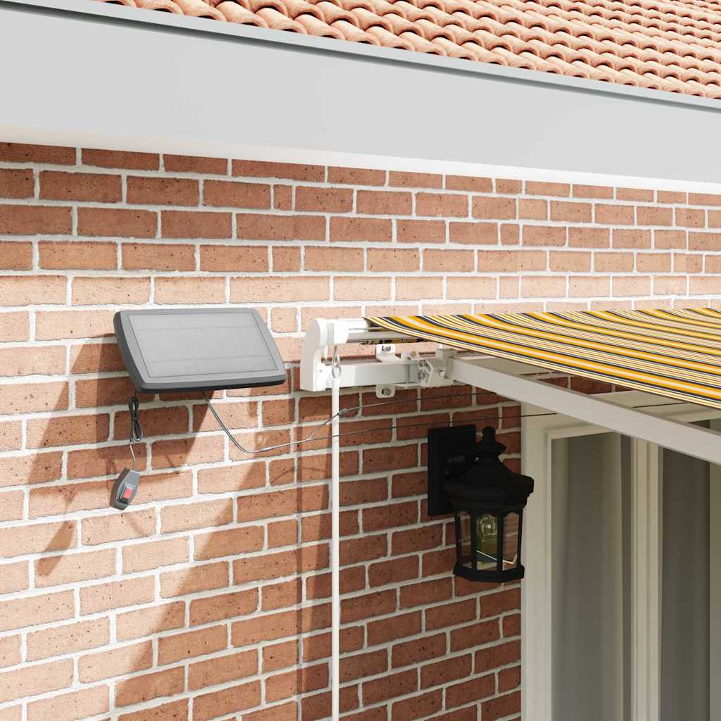 vidaXL Retractable Awning Multicolour 500 x 300 cm 4